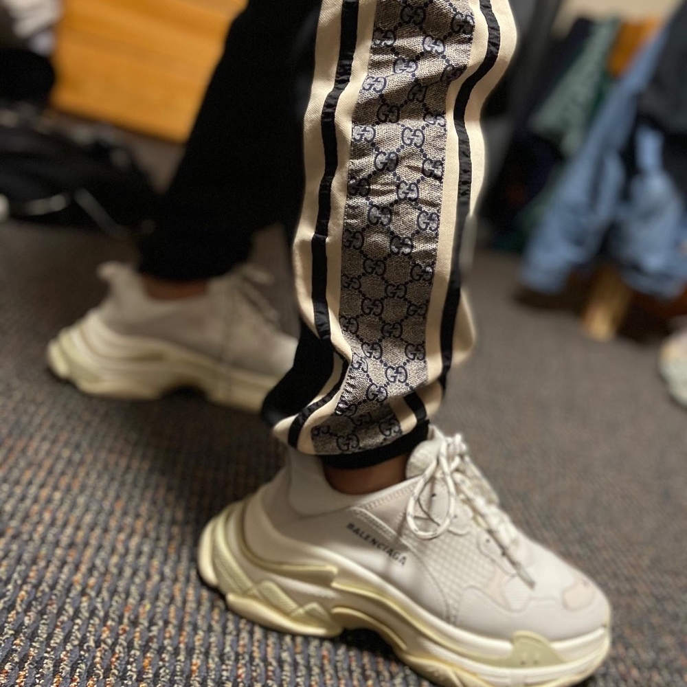 Used Balenciaga Triple S white sneaker